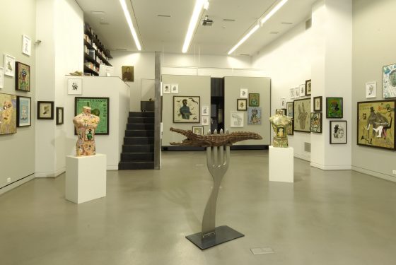 Paintings and artifacts from a gallery in Athens